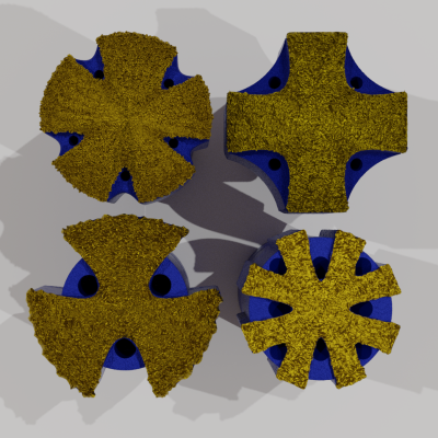 Фрезы торцевые (забойные)